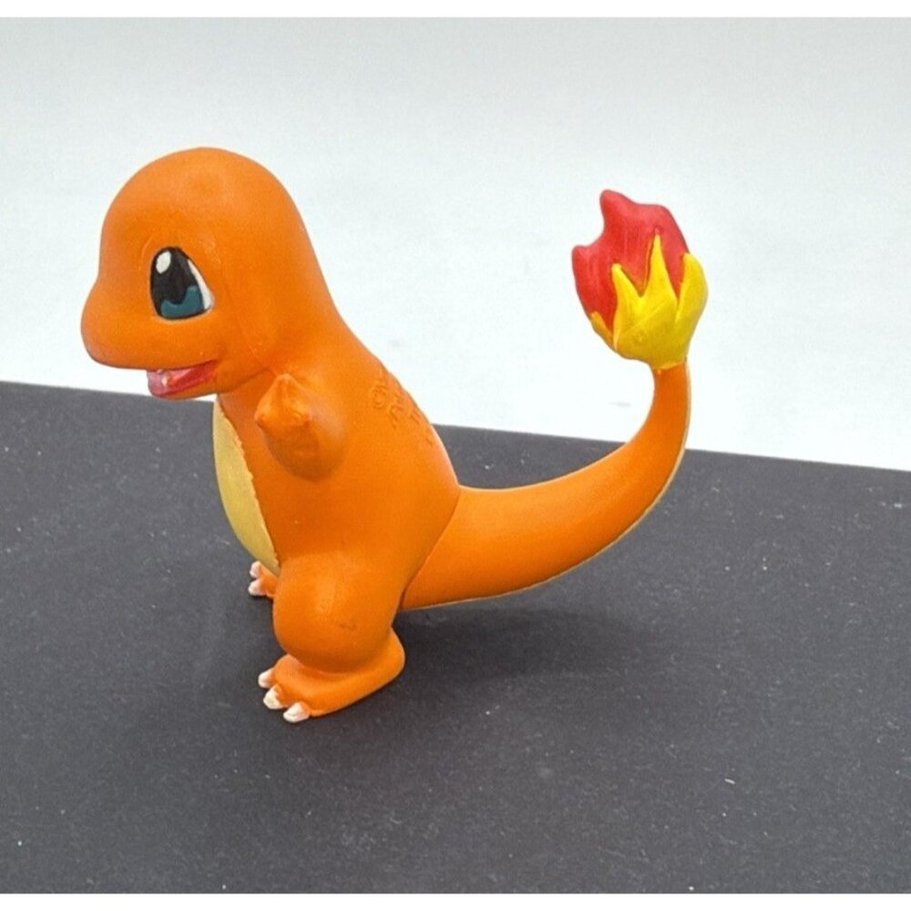 Charmander Orange Yellow Nintendo Pokemon Tomy Mini Figure Fig 1.5" - Picture 3 of 5